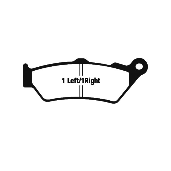 Image of EBC Aramid Organic Brake Pads - FA209/2