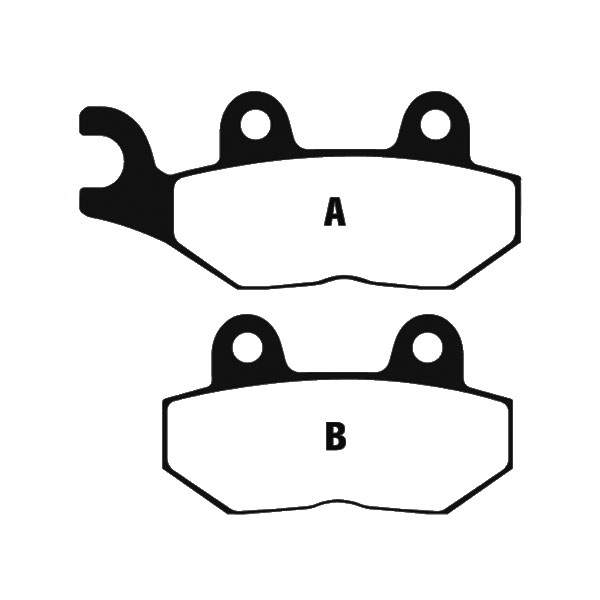 Image of EBC Aramid Organic Brake Pads - FA214