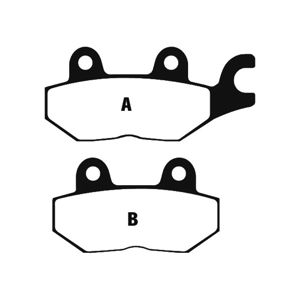 Image of EBC Aramid Organic Brake Pads - FA215