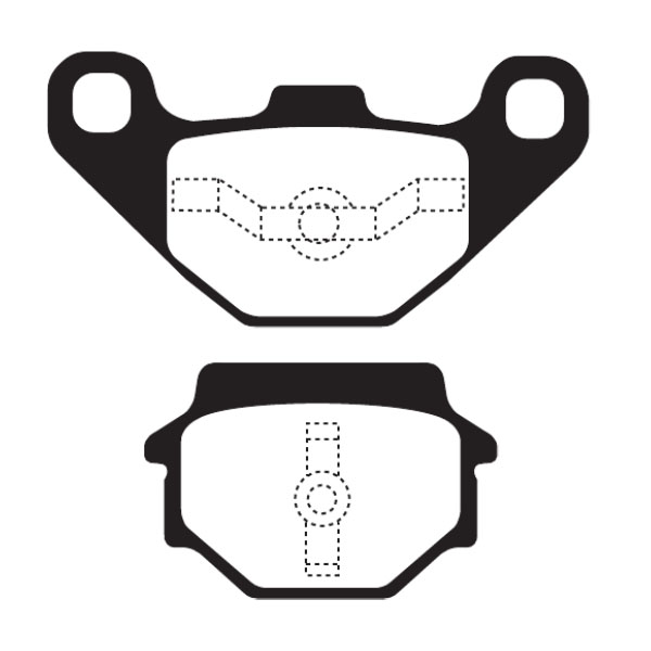 Image of EBC Aramid Organic Brake Pads - FA251