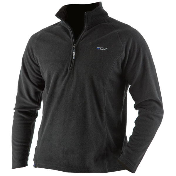 Image of EDZ Micro-Fleece Mid Layer Zip Top - Black