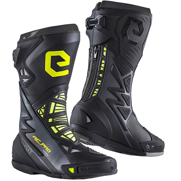 Image of Eleveit RC Pro Microfibre Boots - Black / Fluo Yellow