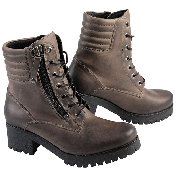 Image of Falco Ladies Misty Leather Boots - Green Army