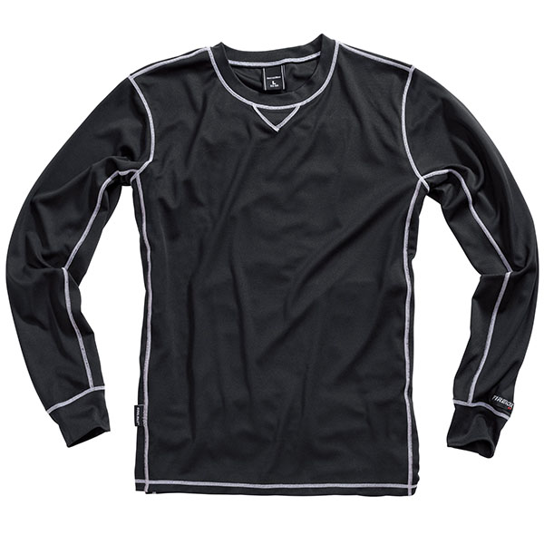 Image of Firefox Coolmax Racing Long Sleeve Shirt - Black