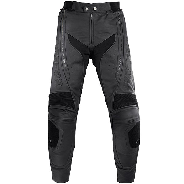 Image of Firefox Mugello Leather Jeans - Black