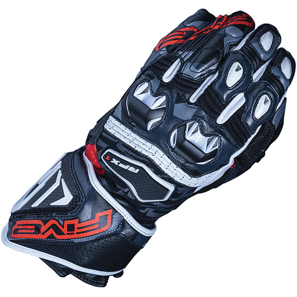 Image of Five RFX1 Replica Gloves - Camo Red