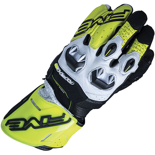 Image of Five RFX2 Leather Gloves - Fluo Yellow