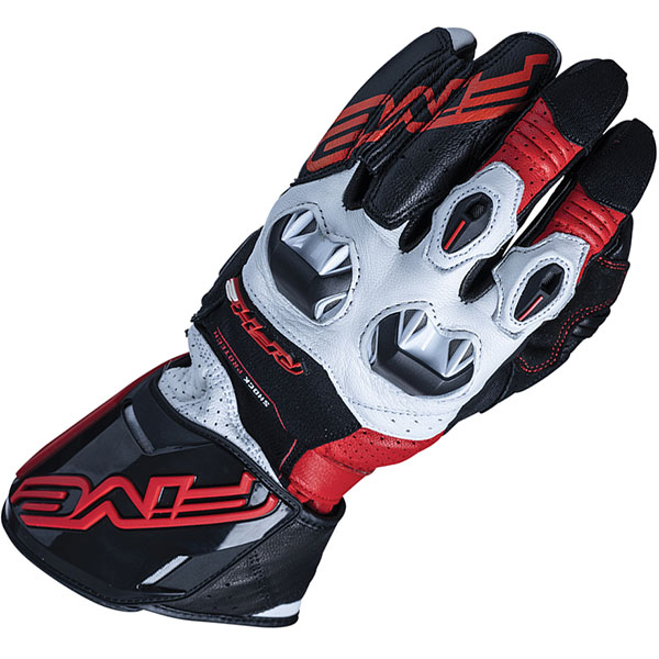 Image of Five RFX2 Leather Gloves - Black / Red