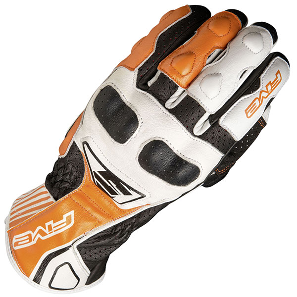 Image of Five RFX4 Replica Glove - White / Orange