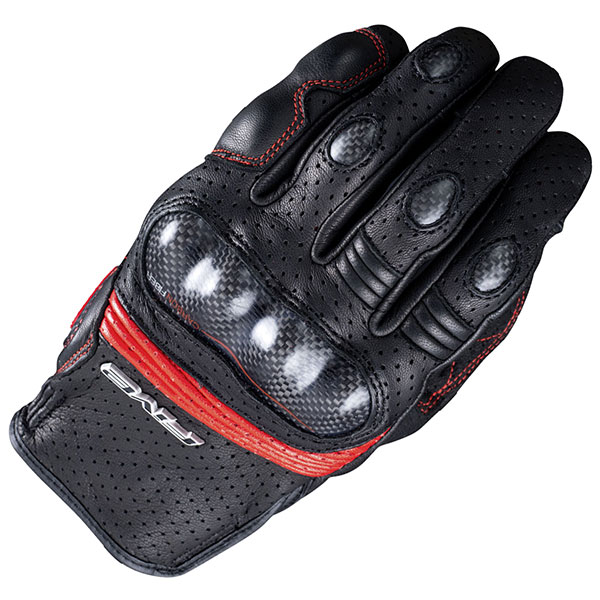 Image of Five Sport City S Carbon Gloves - Black / Red