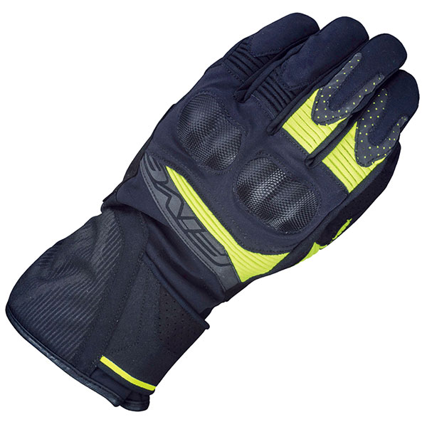 Image of Five WFX2 Waterproof Textile Glove - Black / Fluo Yellow