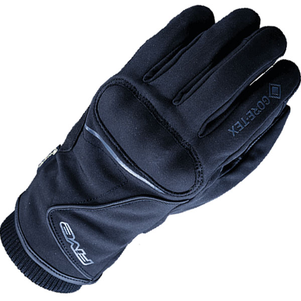 Guanti moto da uomo invernali Goretex™ con protezioni five stockholm GTx  nero