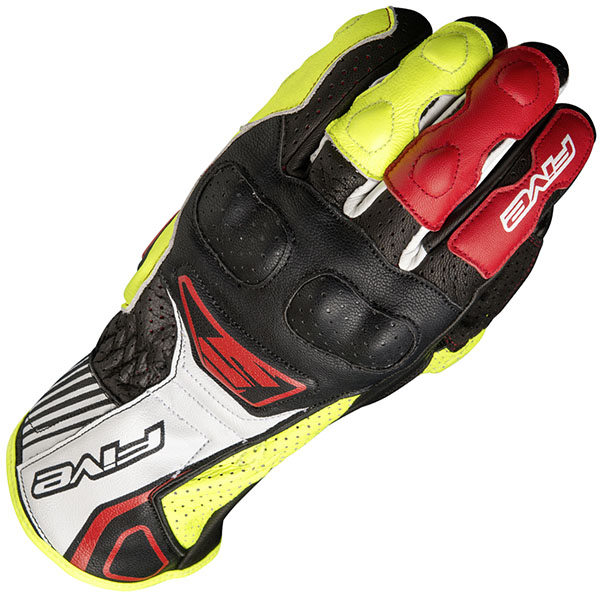 Image of Five RFX4 Replica Glove - Black / Fluo Yellow