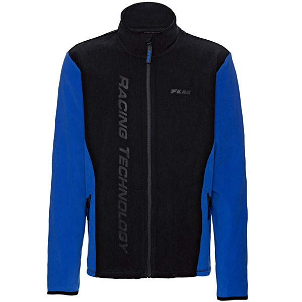 Image of FLM Fleece Jacket 2.0 - Black / Blue