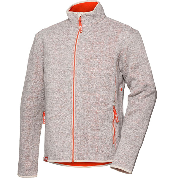 Image of FLM Knitted Jacket 1.0 - Grey / Orange