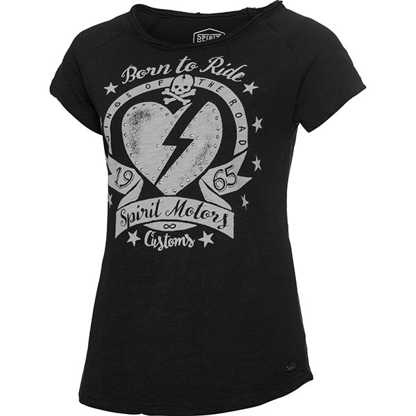 Image of Spirit Motors Ladies T-Shirt 1.2 - Black