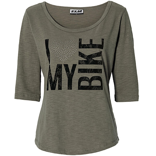 Image of FLM Ladies Shirt My Bike - Olive