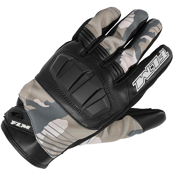 Image of FLM Summer Textile Gloves 2.0 - Black / Camo