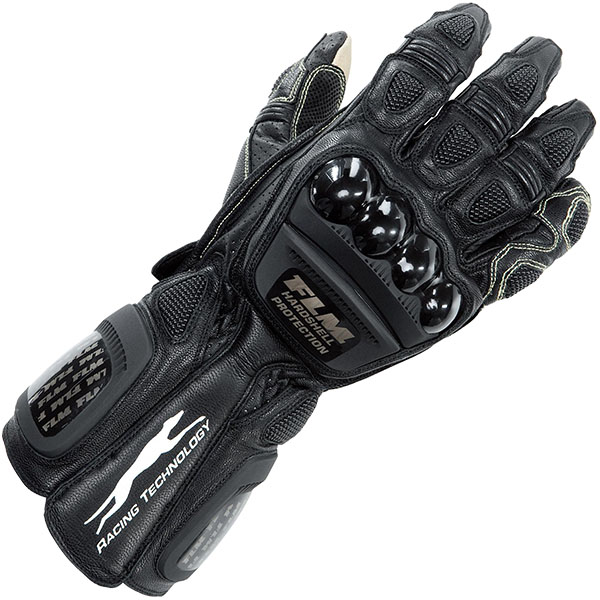 Image of FLM GP5 Leather Gloves - Black