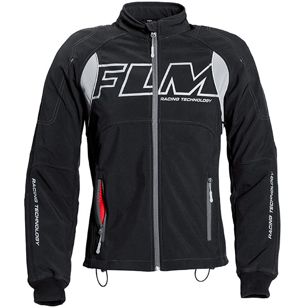 Image of FLM Grip Softshell Textile Jacket - Black