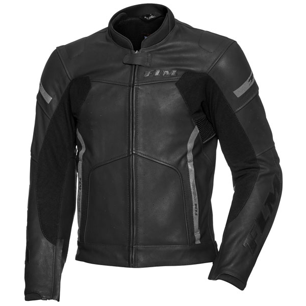 Image of FLM Sports Leather Combi Jacket 4.0 - Black