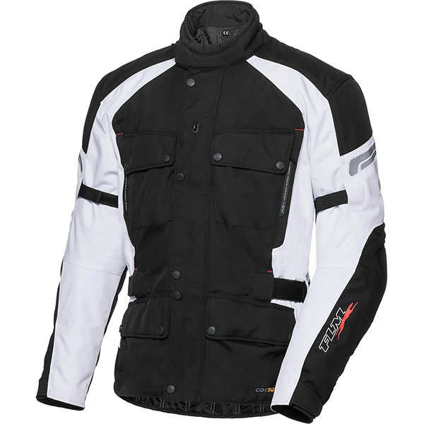 Image of FLM Touring Textile Jacket 1.0 - Black / White