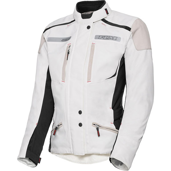 Image of FLM Ladies Travel Textile Jacket 2.1 - White