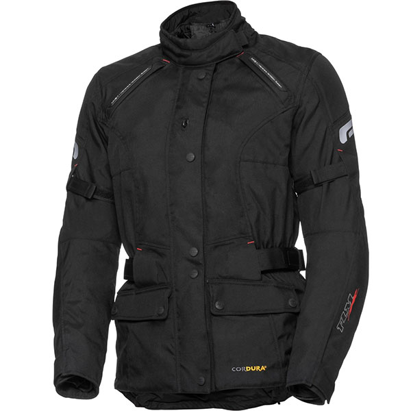 Image of FLM Ladies Touring Textile Jacket 1.0 - Black