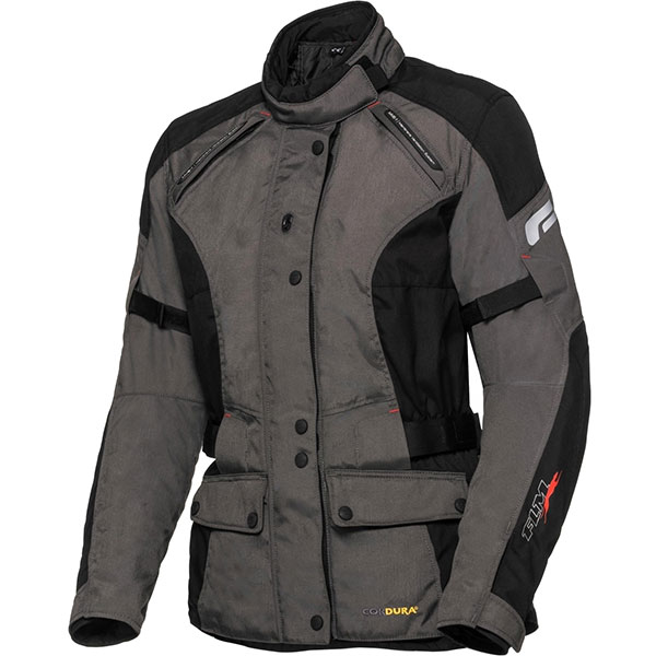 Image of FLM Ladies Touring Textile Jacket 1.0 - Grey