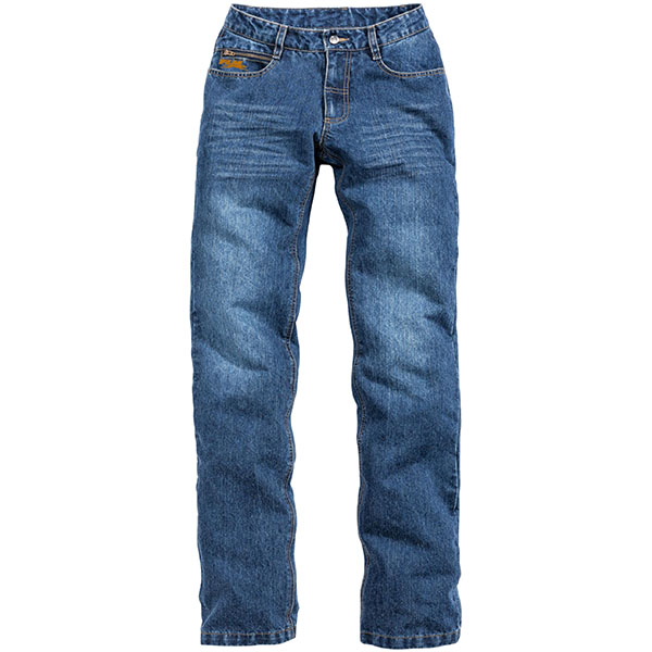 Image of FLM Ladies Resistance Aramid Fibre Jeans - Blue