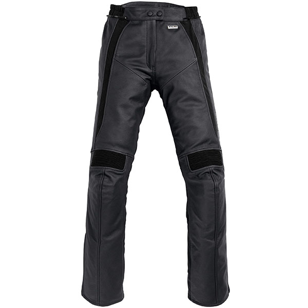 Image of FLM Ladies T30 Leather Jeans - Black