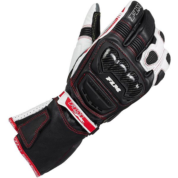 Image of FLM Sports Leather Gloves 2.1 - Black / Red