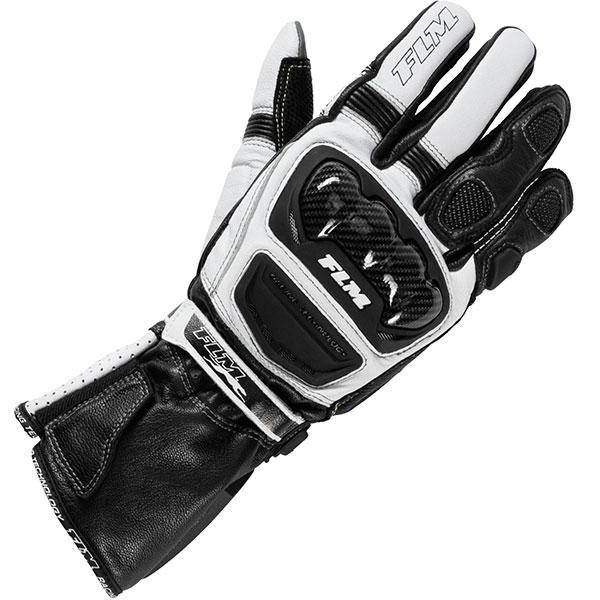 Image of FLM Sports Leather Gloves 2.1 - Black / White