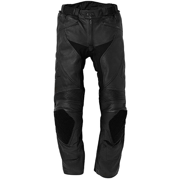 Image of FLM Shooter Leather Jeans - Black