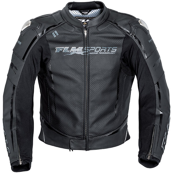 Image of FLM Tech 2 Leather Jacket - Black