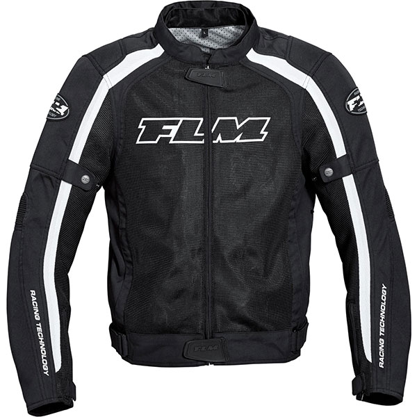 Image of FLM Sports Textile Jacket 1.1 - Black / White