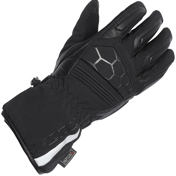 Image of FLM Touren Leather Textile Gloves 2.0 - Black