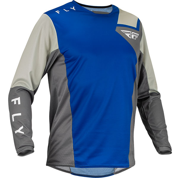Fly Racing Jet Jersey Blue / Grey / White FREE UK DELIVERY