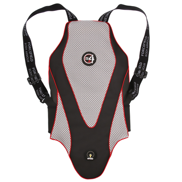 Image of Forcefield Pro Sub 4K Back Protector - Black / Silver / Red