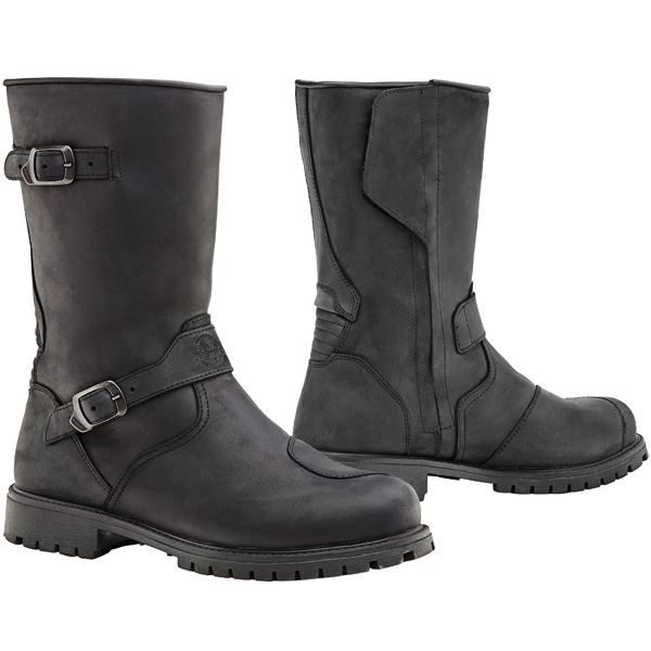 Image of Forma Eagle Leather Boots - Black