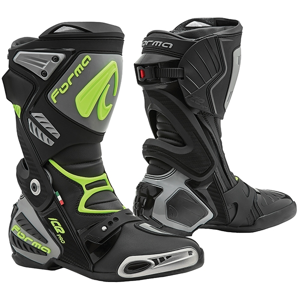 Forma Ice Pro Boots Black Grey Fluo FREE UK DELIVERY
