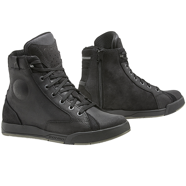 Image of Forma Lounge Leather Boots - Black / Black