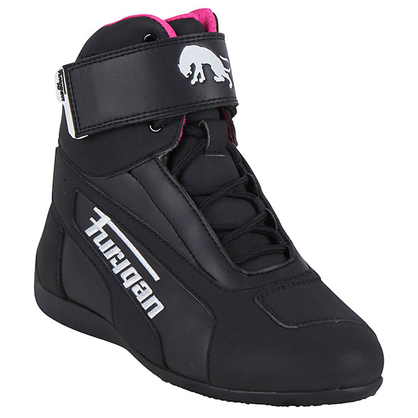 Image of Furygan Ladies Zephyr D3O Leather Boots - Black / Pink