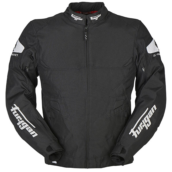 Image of Furygan Atom Textile Jacket - Black / White