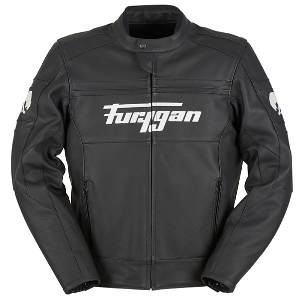 Image of Furygan Houston V3 Leather Jacket - Black