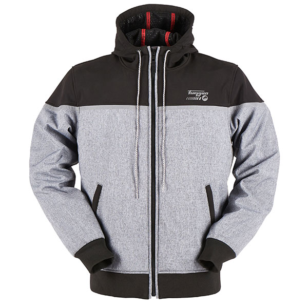 Image of Furygan Sektor Textile Jacket - Black / Mottle Grey