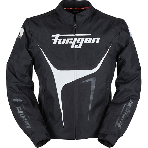 Image of Furygan Oggy Textile Jacket - Black / White