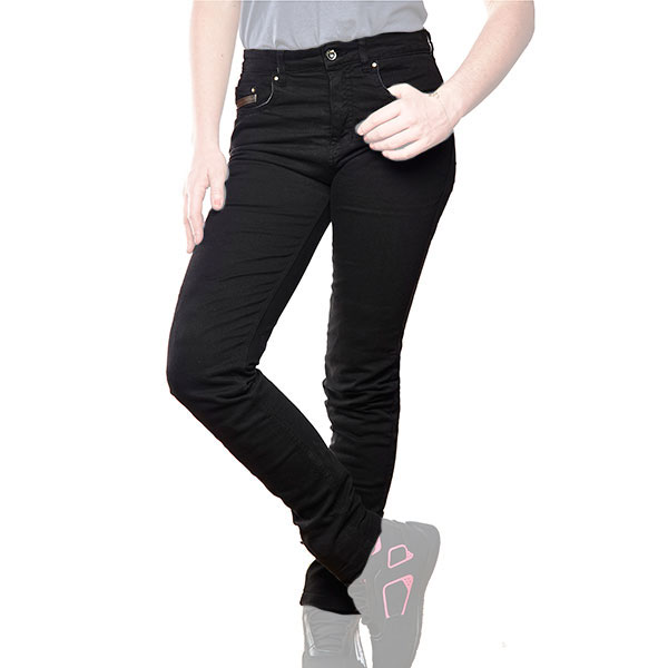 Furygan Ladies Paola Aramid Jeans - Black - FREE UK DELIVERY