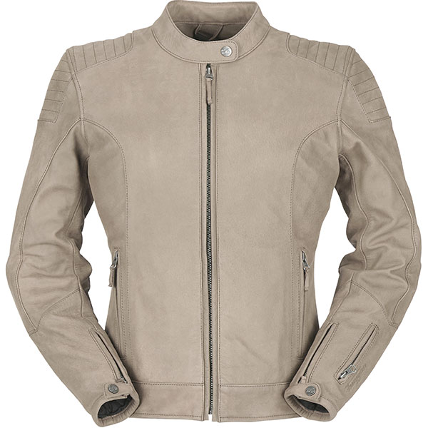 Furygan Ladies Debbie Leather Jacket - Beige - FREE UK DELIVERY