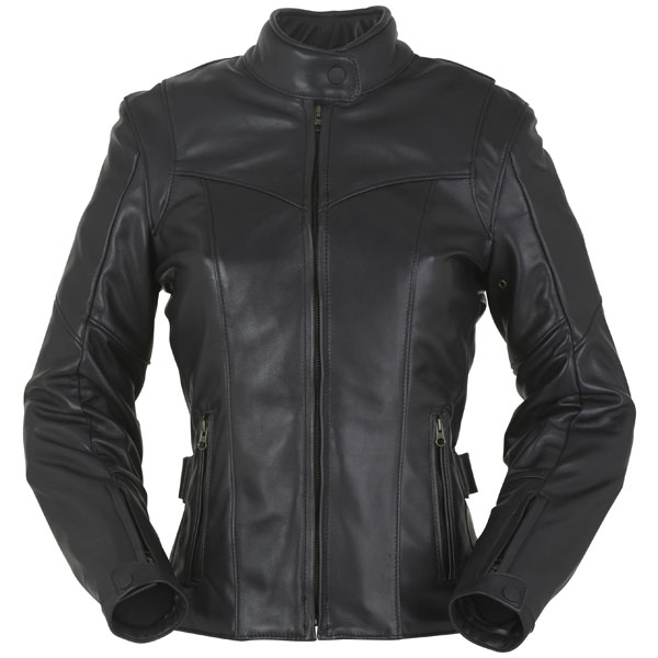 Image of Furygan Bella Lady Leather Jacket - Black